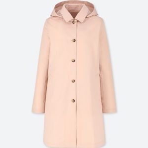 【Sold】Uniqlo blocktech soutien collar coat Pink